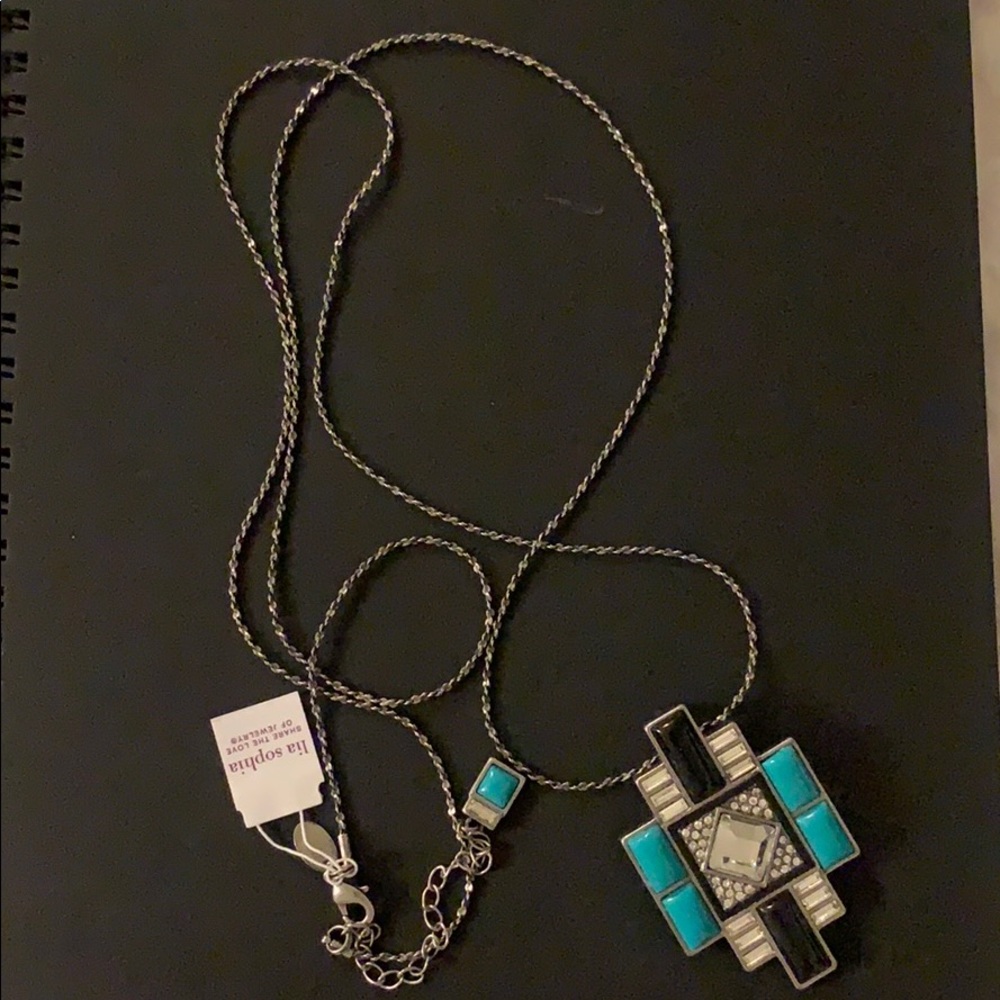 Lia Sophia Dynasty Cut Crystals necklace